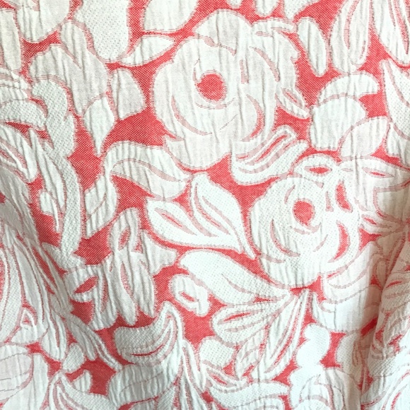 ELIZA J. Floral Sleeveless Midi Dress Fit & Flare Coral Women’s Plus Size 14 - Picture 6 of 16